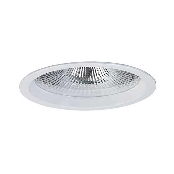 چراغ LED دانلایت توکار 14 وات یخی با دهانه 12 سانتی متر و رفلکتور آلومینیومی آنودایز براق و ماژول برق مستقیم دیانا مازی نور